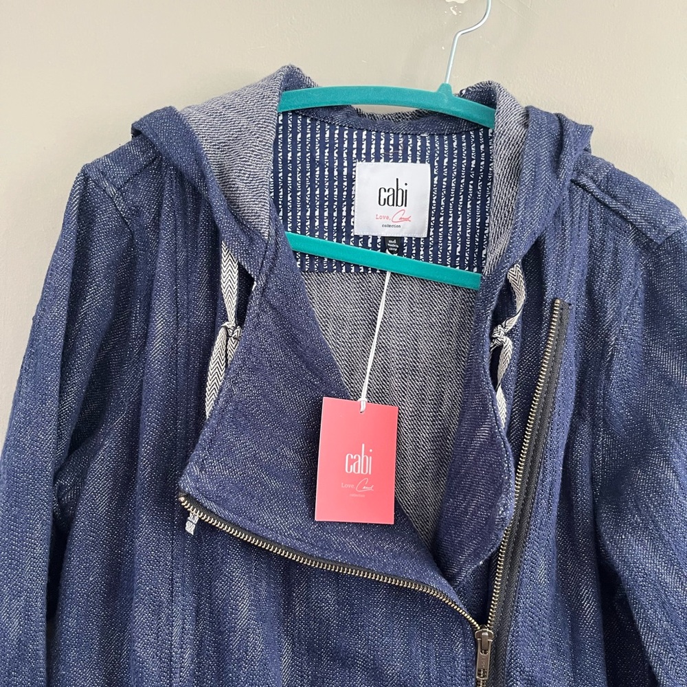 CAbi Love, Carol Collection Adventure Anorak Indigo Denim Jacket sz M - Picture 4 of 9